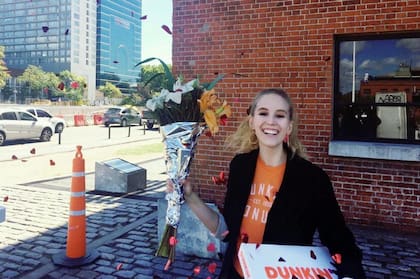 Nicole escribió una tesis acerca de cómo reintroducir a la marca Dunkin Donuts a la Argentina y, por supuesto, extraña las donuts estadounidenses.