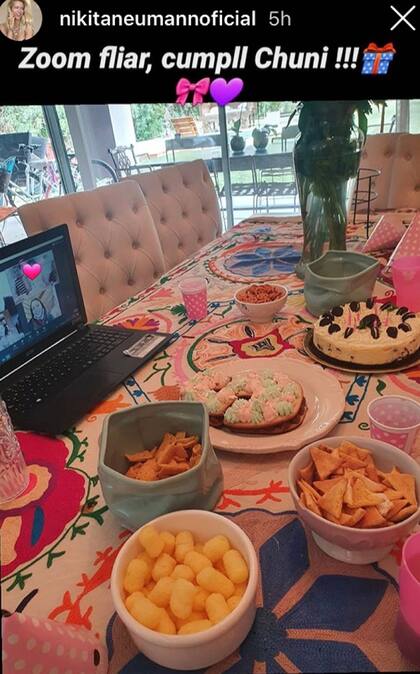 Nicole Neumann celebró hoy el cumpleaños de su hija menor