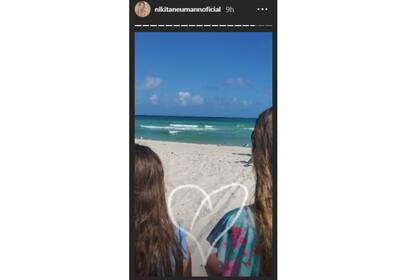 Nicole Neumann enfureció contra quienes insinuaron que no había viajado con sus hijas. Imagen: captura de pantalla de Instagram