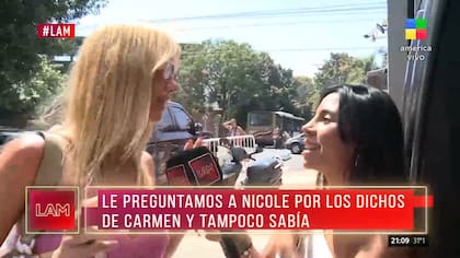 Nicole Neumann le responde a Pampita Ardohain