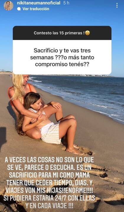 Nicole Neumann respondió las dudas de sus seguidores a través de Instagram