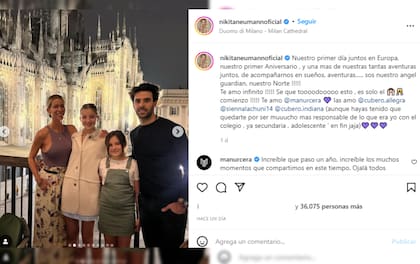 Nicole Neumann viajó a Europa (Foto Instagram @nikitaneumannoficial)