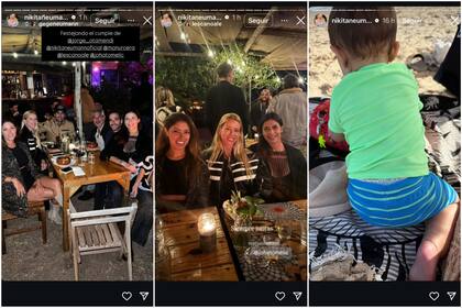 Nicole y su esposo participaron del festejo por el cumpleaños de su cuñado, Jorge Otamendi
