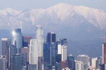 Nieve en California. Una serie de tormentas de nieve y tormentas de lluvia en las últimas semanas ha reducido drásticamente las condiciones de sequía en todo el estado.