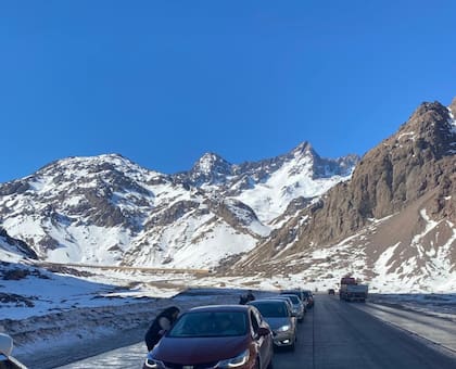 Nieve en la zona cordillerana