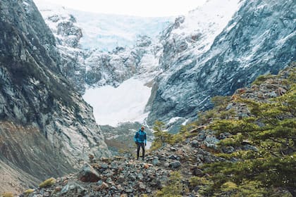 Nieve eterna en el glaciar Torrecillas