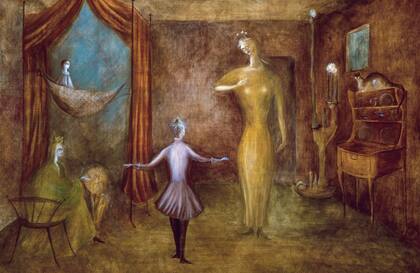 Night Nursery Everything (1947), de Leonora Carrington, fue exhibida en la muestra México moderno. Vanguardia y revolución, en 2017 en Malba