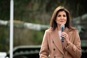 Nikki Haley asiste a un mitin en Carolina del Sur, el 19 de febrero de 2024