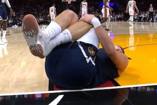 Así fue la lesión de la súper estrella Nikola Jokic, que se salvó de perderse toda la temporada de la NBA