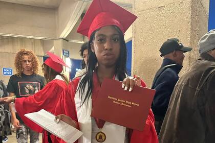 Ni’Kyra Cheyenne Dedeaux, cuando se graduó del colegio, en mayo pasado