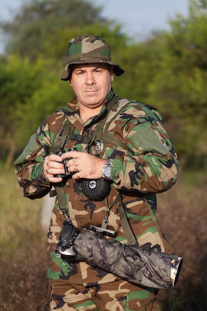 Nino Ancherama guía avistadores y turistas de todas partes del mundo.