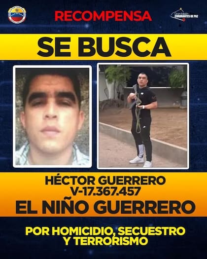 "Niño Guerrero" es buscado por múltiples países de América. Foto: Ministerio del Poder Popular para Relaciones Interiores de Venezuela