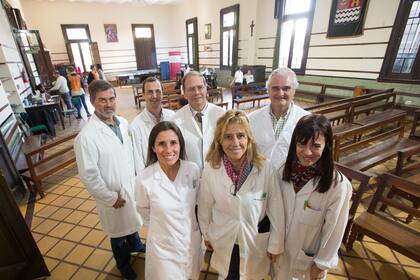 Los médicos de Fusavi realizaron una jornada en el colegio del Buen Consejo, en Barracas, donde el 65% de los alumnos proviene del barrio 21-24