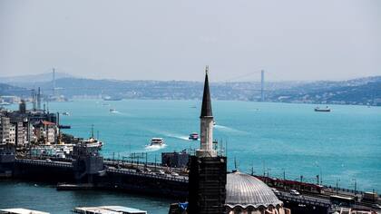 Vista general del estrecho de Bósforo