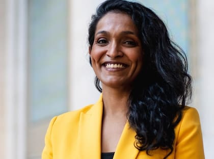 Nithya Raman anunció el sábado su postulación a la alcaldía de Los Ángeles