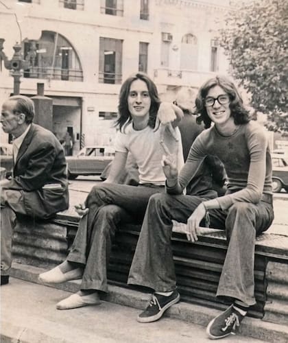 Nito Mestre y Charly García en tiempos de Sui Generis