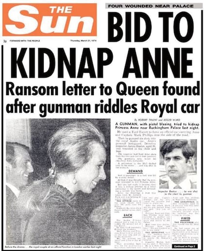 “No es probable… ¡y no tengo dos millones de libras!”, le respondió al secuestrador cuando la intimaba a bajar del auto