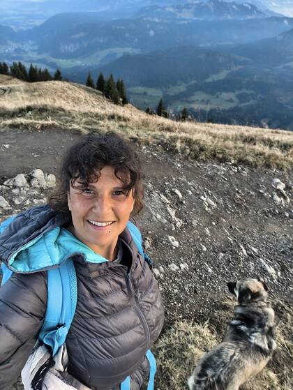 No estaba segura de poder soportar la presión adicional de cuidar a un perro durante la caminata.