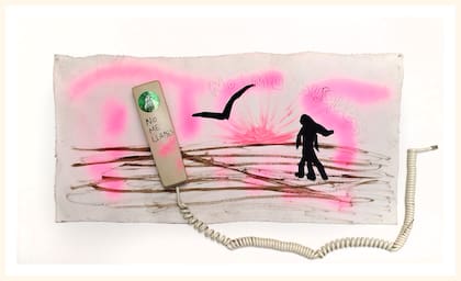 "No me llames, no me busques" (2001), obra de Fernanda Laguna comprada por Eduardo Costantini en Nora Fisch