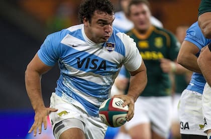 Sudáfrica fue el primer rival del Creevy capitán de los Pumas, y también el de su actuación número 100; como ex tercera línea, Agustín es un hooker muy ágil.