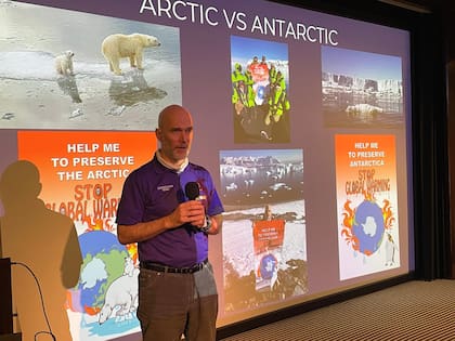 "No nací ni moriré en la Antártida, pero dedicaré mi vida a defenderla".