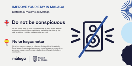 "No te hagas notar".