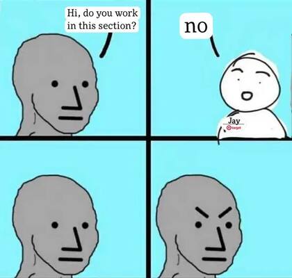 No todos los empleados saben de todo en la tienda, hay secciones donde solo los asignados pueden brindar ayuda o consejos