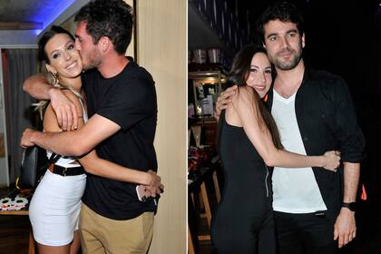 Noche de amor: Noelia Marzol y su novio, el futbolista Ramiro Arias, y Magui Bravi muy romántica con su pareja, Octavio Cattaneo