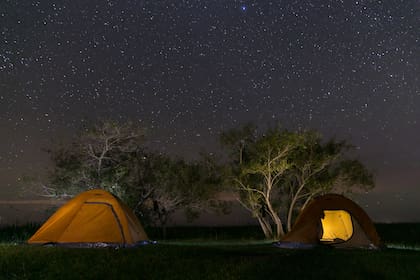 Noche estrellada en Tacuaral Guazú.