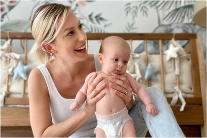 Noelia Marzol le salvó la vida a su hijo cuando se ahogó con un pedazo de cartón