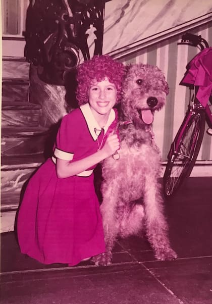 Noelia Noto fue la primera actriz argentina que se puso en la piel de Annie, en la puesta que fue un fenómeno de la cartelera porteña en los años 80