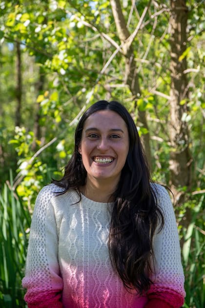 Noelia, una de las maestras del Proyecto Pantano