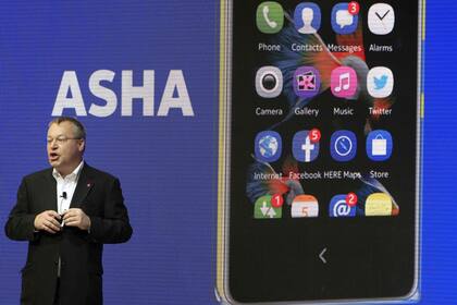 Nokia también renovó su plataforma Asha con nuevos modelos de teléfonos móviles