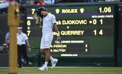 Nole no pudo con el ímpetu de Querrey; este año había conquistado Melbourne y París