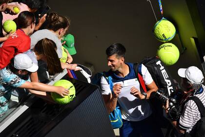 Nole tuvo un regreso con sonrisas