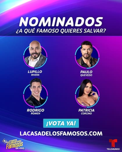 Nominados de La Casa de los Famosos