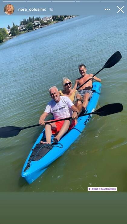 Nora Colosimo pasó el día con sus nietos, su novio y con su ex Andrés Nara (Foto: Instagram @nora_colosimo)