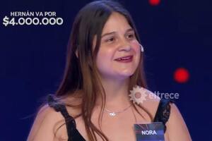 Nora trabaja como costurera y participó de Los 8 escalones del millón (Foto: Captura de video)
