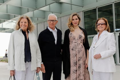 Norah Garfunkel de Hojman, Eduardo Costantini, Elina Costantini y Teresa Bulgheroni