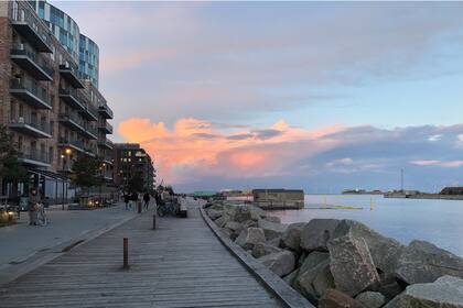 Nordhavn, un barrio que solía ser una zona industrial muy cercano al centro y que ahora se caracteriza por sus construcciones modernas.