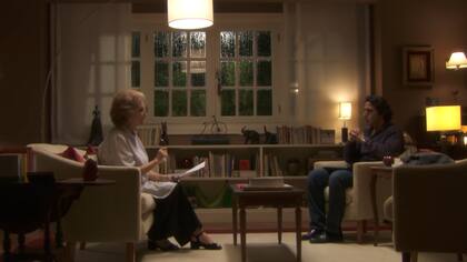 Norma Aleandro y Diego Peretti en En terapia, la adaptación local del formato original israelí, emitido por la TV Pública entre 2012 y 2014