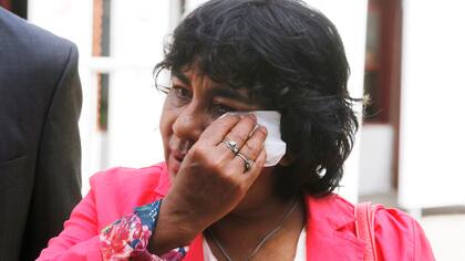 Norma Gómez, tras recibir la notificación