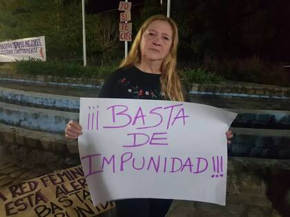 Norma Santos, una de las denunciantes del intendente de la localidad entrerriana de Gilbert, Ángel Fabián Constantino