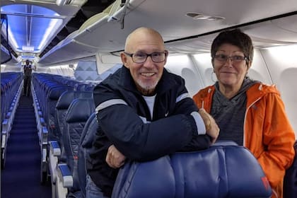 Norman y Kathleen a punto de emprender un nuevo viaje