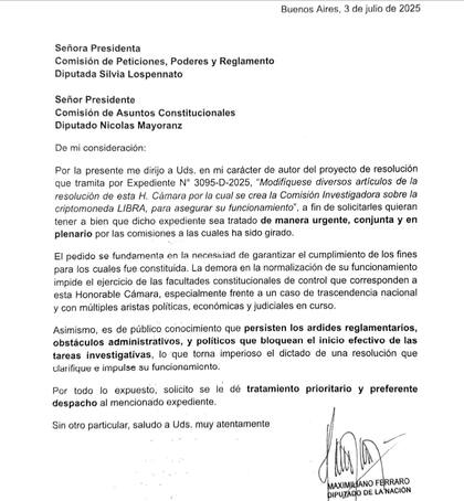 Agost Carreño viajó a Estados Unidos para estudiar el avance judicial del caso Libra - Image 2