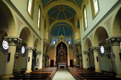 Vista del interior de la capilla