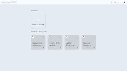 NotebookLM permite crear cuadernos temáticos, y sumar contenido a ellos, que la herramienta permite organizar y analizar usando Gemini, la IA de Google