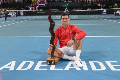 Novak Djokovic, campeón el último fin de semana en Adelaida, será uno de los máximos favoritos en el Australian Open