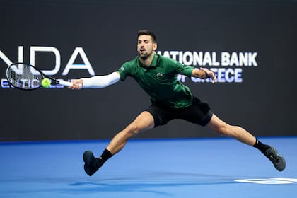 Novak Djokovic, elástico como siempre