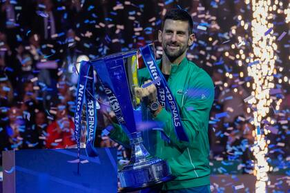 Novak Djokovic es el máximo ganador del ATP Finals con siete coronas